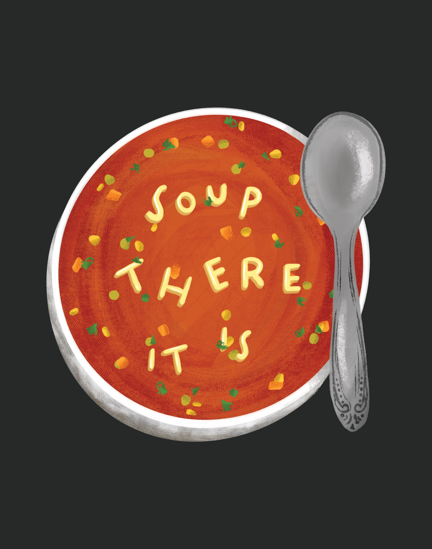 Soup There It Is Sticker