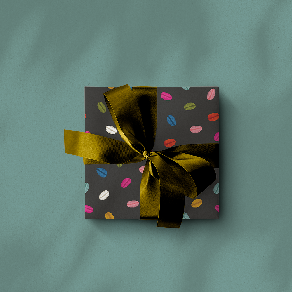 Coffee Bean Gift Wrap