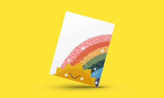 Smiley Rainbow Card