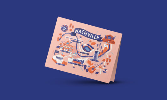 Nashville Map Card